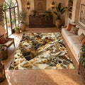 Giraffe Pattern Collage printed area rug