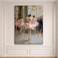 Ballerinas in Pink Tutus canvas wall art, unframed canvas