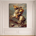 Napoleon Crossing the Alps by Jacques-Louis David canvas wall art, unframed canvas
