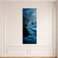 Rocky Coast Ocean Waves canvas wall art, unframed canvas