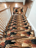 African Safari Wildlife Scene non-slip stair mat