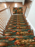 Vintage Circus Lion and Balloons non-slip stair mat