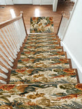 Dinosaur Fossil Botanical non-slip stair mat