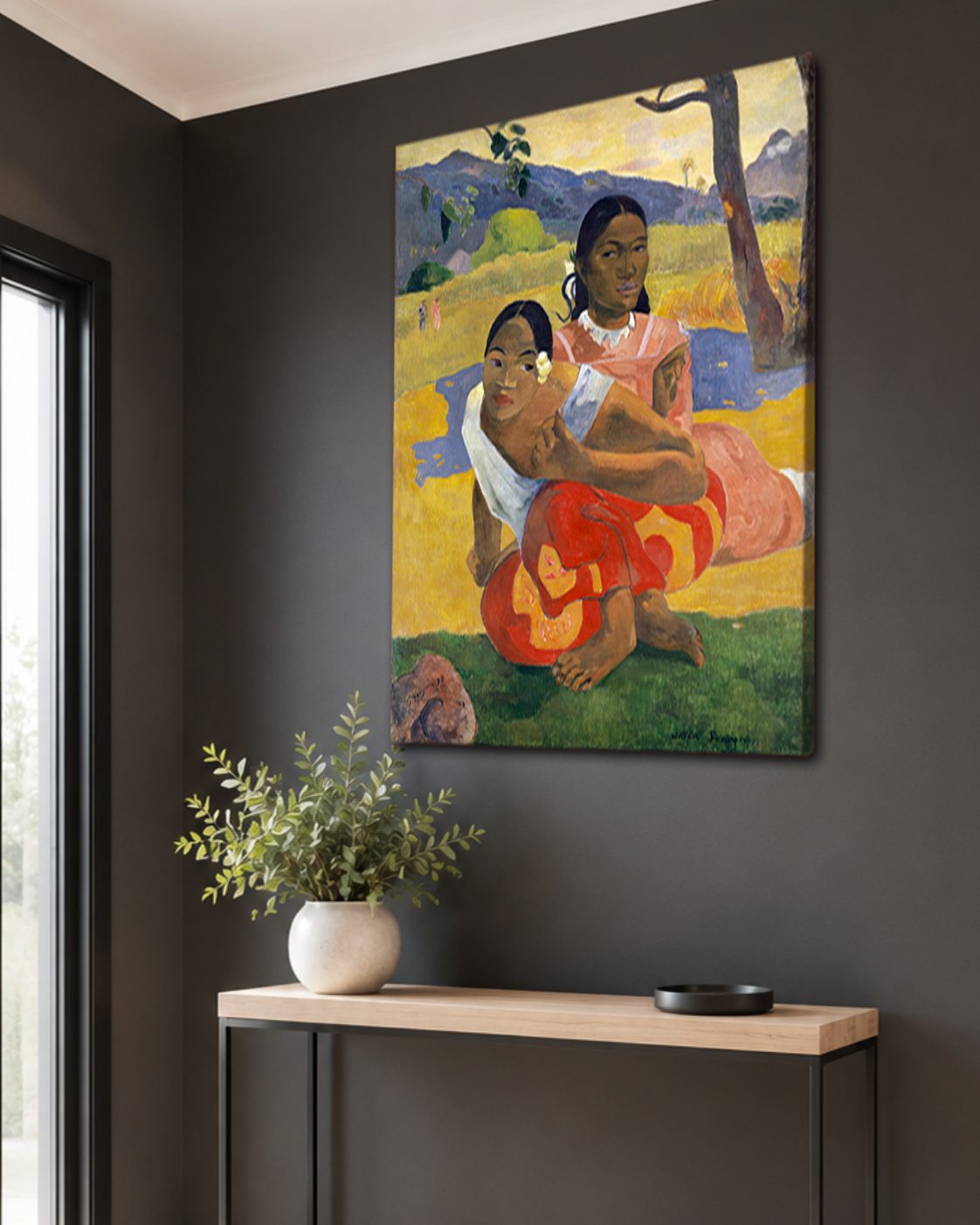 When Will You Marry by Paul Gauguin canvas wall art, unframed canvas