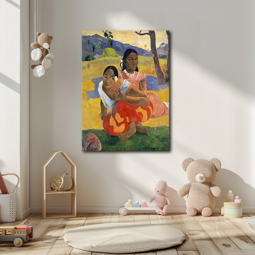 When Will You Marry by Paul Gauguin canvas wall art, unframed canvas